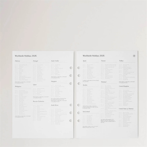 Mulberry 2026 Planner Diary